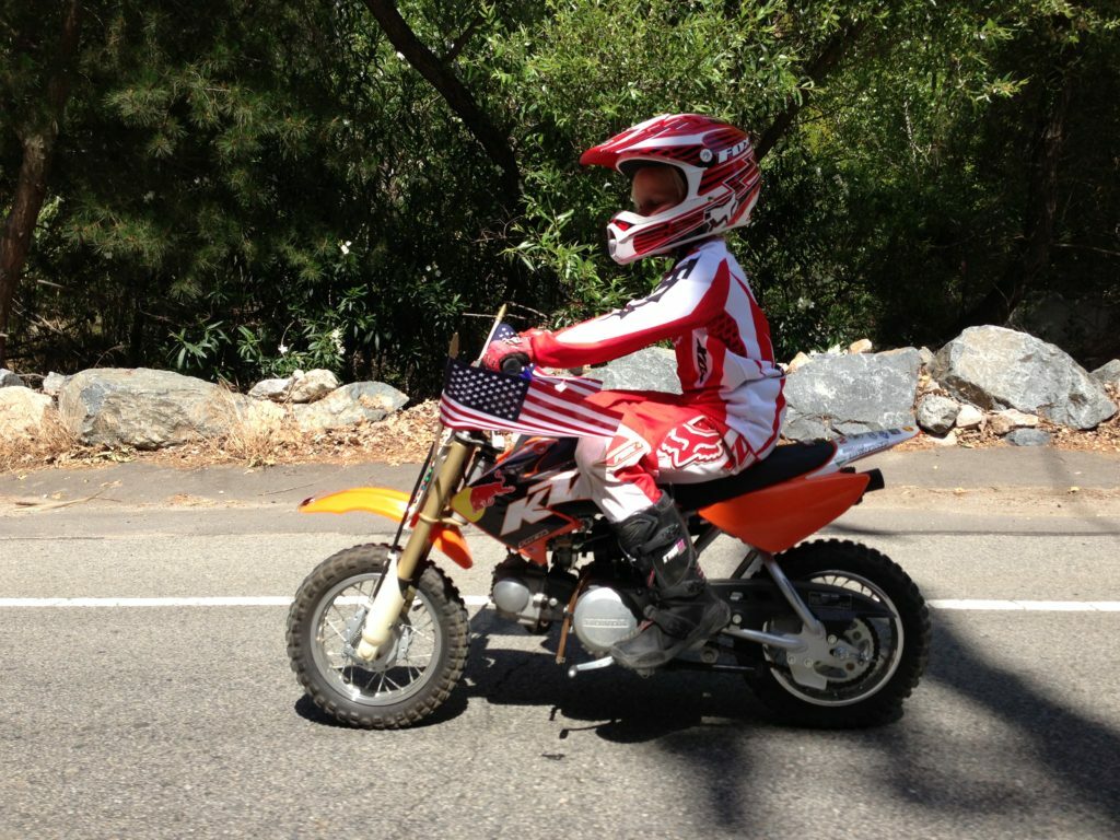 Maya Angelou kid motocross
