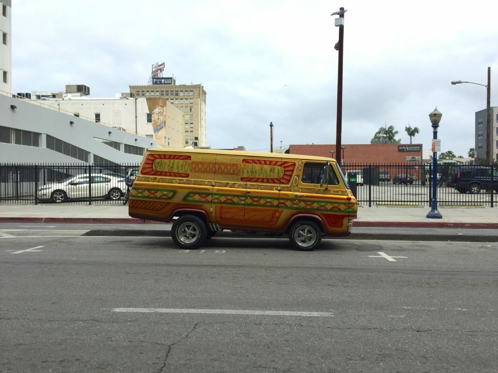 psychedelic van