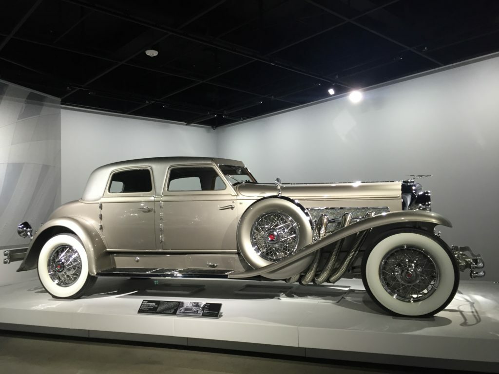 You can gaze at Space Mountain, or this Duesenberg.