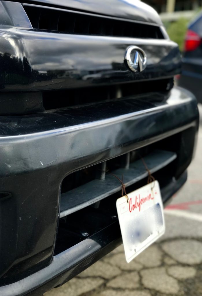 front license plates