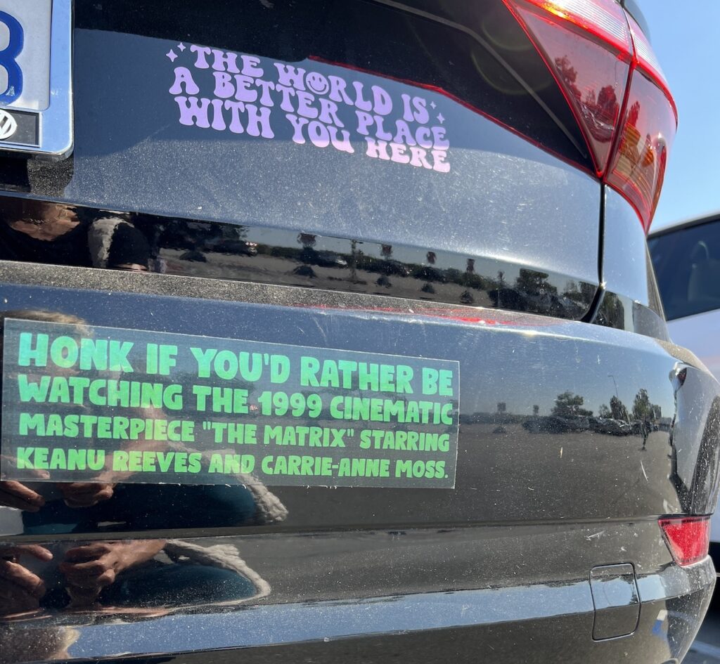 bumper sticker dude